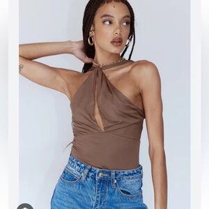 Princess Polly Brown Bodysuit
